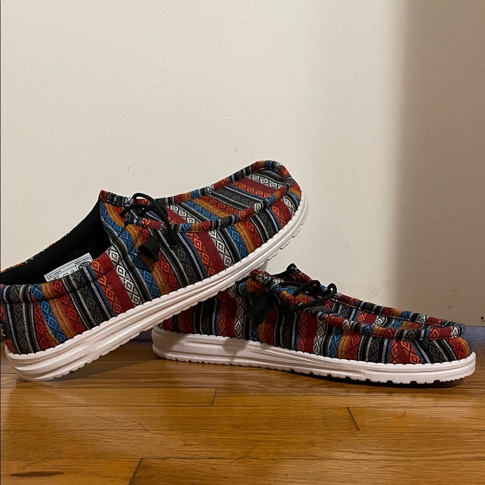 Hey Dude Multicolor Patterned Men's Loafers